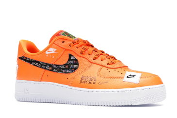 ナイキ NIKE エア スニーカー 【 AIR FORCE 1 LOW JUST DO IT PACK TOTAL ORANGE ORANGEBLACKWHITE 】 メンズ