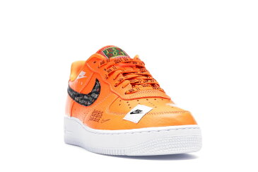 ナイキ NIKE エア スニーカー 【 AIR FORCE 1 LOW JUST DO IT PACK TOTAL ORANGE ORANGEBLACKWHITE 】 メンズ