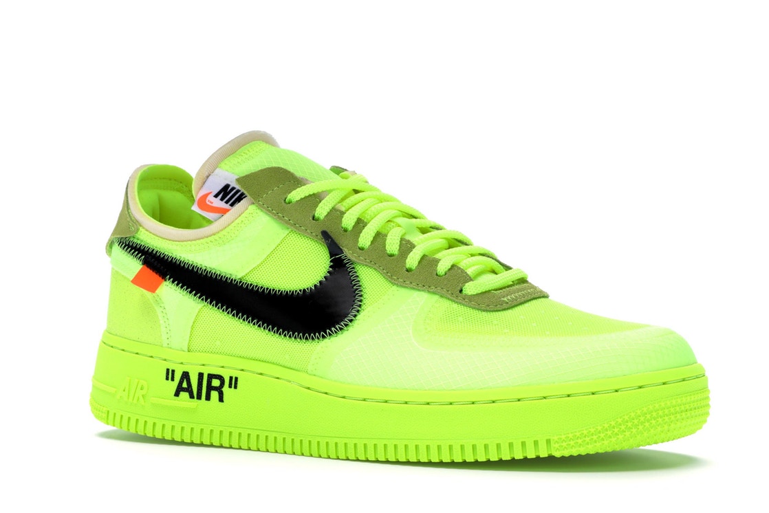 ナイキ NIKE エア スニーカー 【 AIR FORCE 1 LOW OFFWHITE VOLT HYPER JADECONEBLACK 】 メンズ