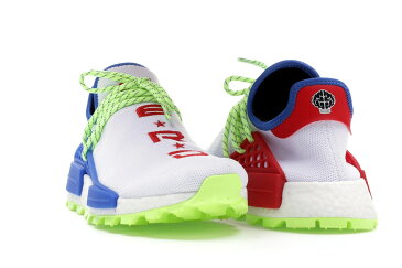 アディダス ADIDAS スニーカー 【 NMD HU PHARRELL NERD HOMECOMING WHITE BLUE RED 】 メンズ