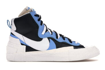 ナイキ NIKE ブレーザー ブレイザー ミッド 白 ホワイト 黒 ブラック レジェンド スニーカー 【 WHITE BLACK LEGEND BLAZER MID SACAI BLUE BLACKLEGEND 】 メンズ 送料無料