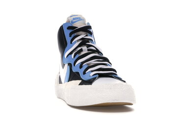 ナイキ NIKE ブレーザー ブレイザー ミッド 白 ホワイト 黒 ブラック レジェンド スニーカー 【 WHITE BLACK LEGEND BLAZER MID SACAI BLUE BLACKLEGEND 】 メンズ 送料無料