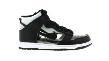 ナイキ NIKE ダンク ハイ スニーカー 【 DUNK HIGH COMME DES GARCONS CLEAR BLACK BLACKWHITE 】 メンズ