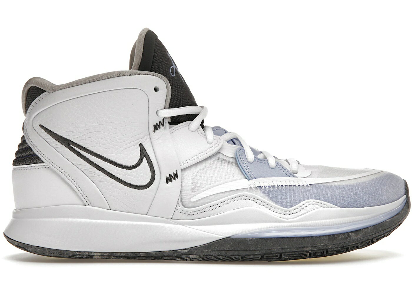 ナイキ カイリー 白色 ホワイト 灰色 グレー スニーカー メンズ NIKE KYRIE INFINITY SMOKE AND MIRRORS / WHITE IRON GREY LIGHT MARINE