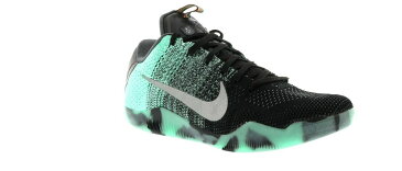 ナイキ NIKE コービー エリート 黒 ブラック スニーカー 【 BLACK KOBE 11 ELITE LOW ALL STAR 2016 GREEN GLOW PERSIAN VIOLET 】 メンズ