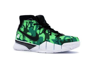 ナイキ NIKE コービー 緑 グリーン スニーカー 【 GREEN KOBE 1 PROTRO UNDEFEATED CAMO SILVER LAKE MULTICOLOR BLACKRAGE 】 メンズ