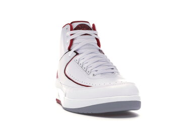 ナイキ ジョーダン JORDAN 白 ホワイト 赤 レッド スニーカー 【 WHITE RED 2 RETRO 2014 BLACKVARSITY REDCEMENT GREY 】 メンズ