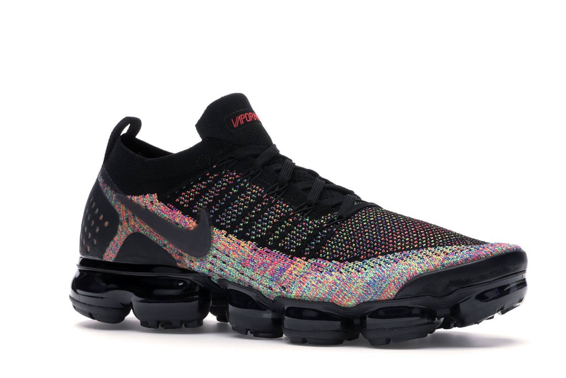 ナイキ NIKE エア 黒 ブラック スニーカー 【 AIR BLACK VAPORMAX 2 MULTICOLOR RACER PINKRACER BLUEBLACK 】 メンズ