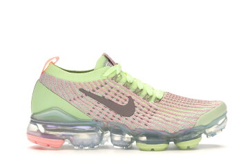 ナイキ NIKE エア フライニット ピンク レディース スニーカー 【 AIR PINK VAPORMAX FLYKNIT 3 BARELY VOLT TINT WOMENS DIFFUSED TAUPEPINK TINTMETALLIC SILVERPURE PLATINUM 】