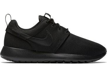 ナイキ NIKE 黒 ブラック ジュニア キッズ 【 BLACK ROSHE ONE TRIPLE GS BLACKBLACK 】 ベビー マタニティ