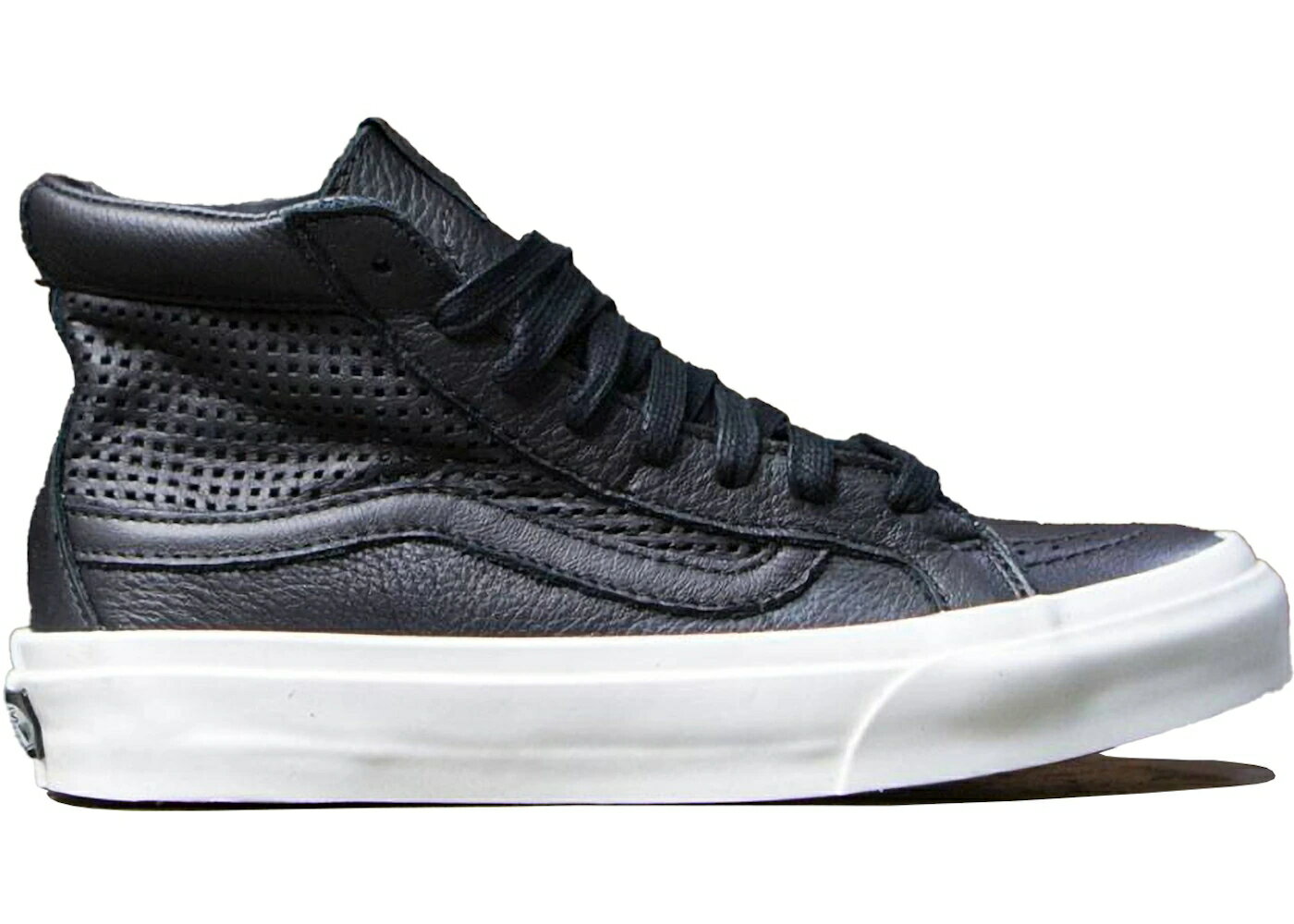 ヴァンズ バンズ スケートハイ スリム 黒色 ブラック WOMEN'S スニーカー レディース VANS SK8-HI SLIM CUTOUT DX BLACK SQUARES (WOMEN'S) /