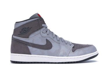 ナイキ ジョーダン JORDAN ハイ スニーカー 【 1 RETRO HIGH CAMO 3M WOLF GREY DARK GREYWHITEUNIVERSITY RED 】 メンズ 送料無料