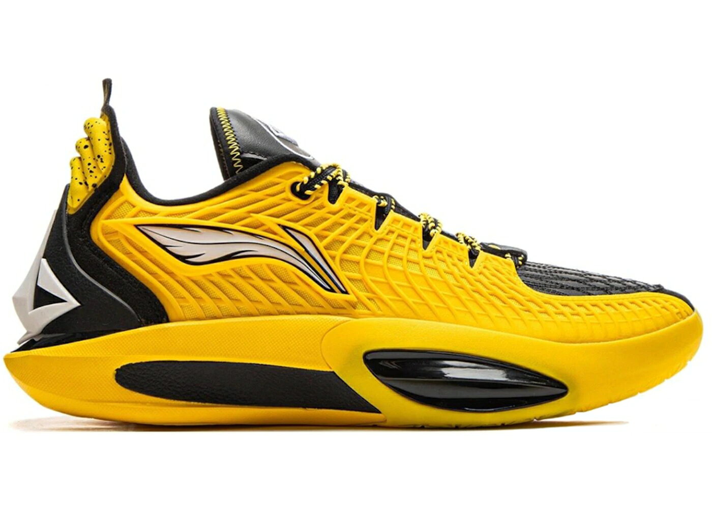 リーニン マーケット 黄色 イエロー 黒色 ブラック スニーカー メンズ LI-NING JIMMY BULTER JB3 MARQUETTE / YELLOW BLACK