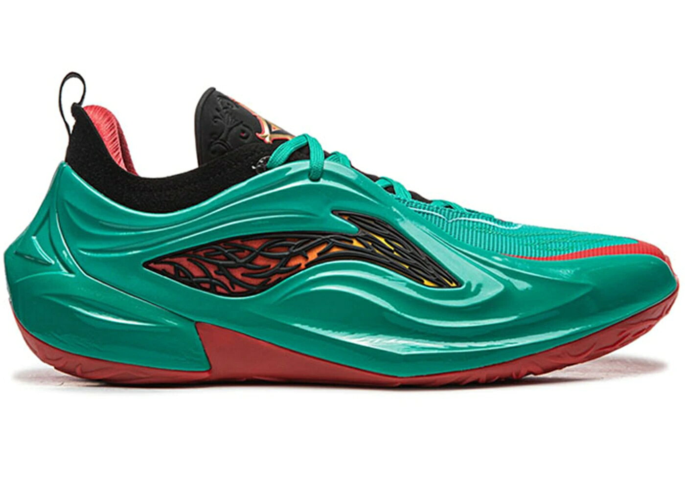 リーニン 青色 ブルー 緑 グリーン 赤 レッド 黒色 ブラック スニーカー メンズ LI-NING JIMMY BULTER JB4 BLUE DEMON / GREEN RED BLACK