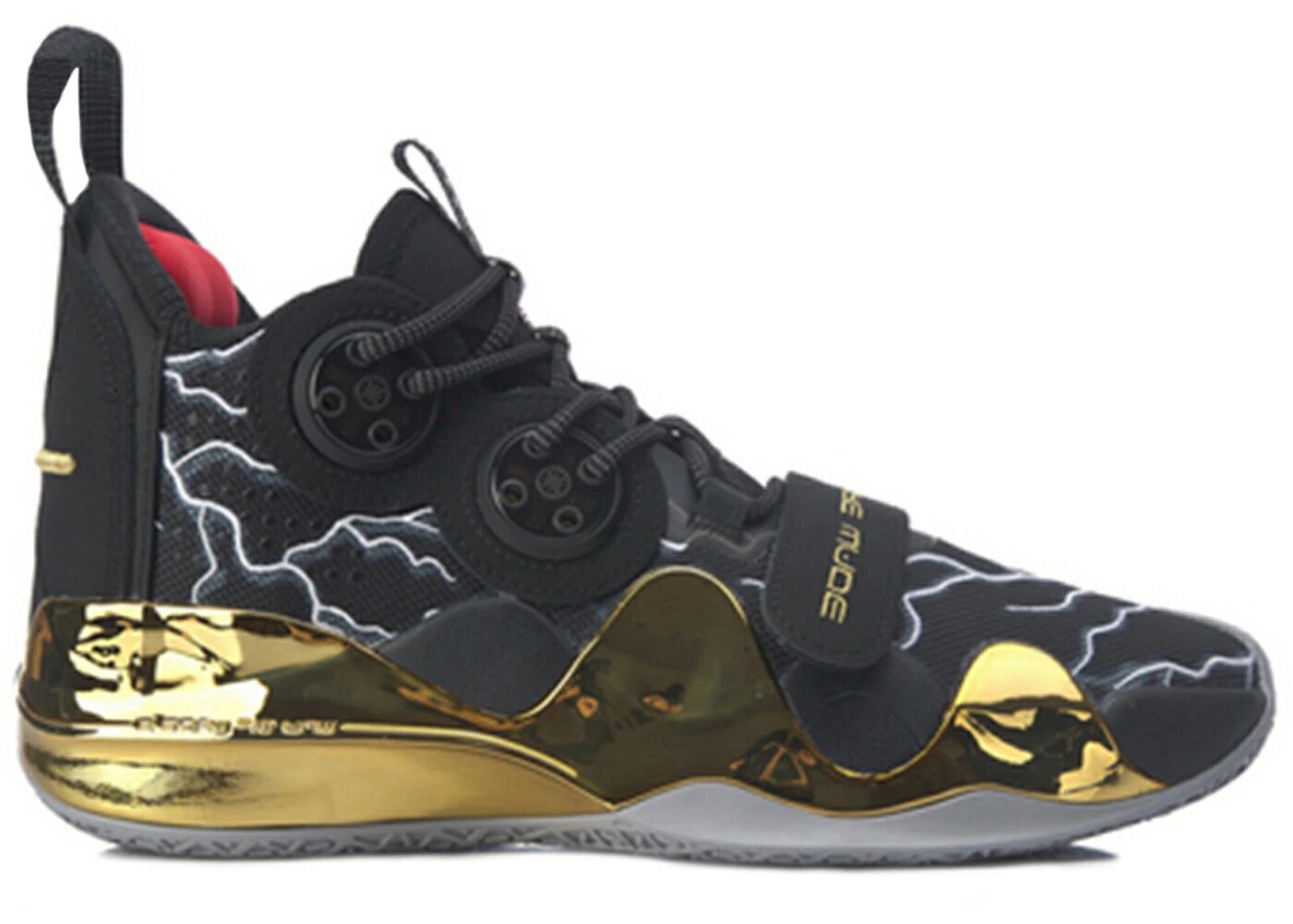 リーニン ウェイド 黒色 ブラック ゴールド スニーカー メンズ LI-NING WAY OF WADE 8 FIRST BORN / BLACK GOLD