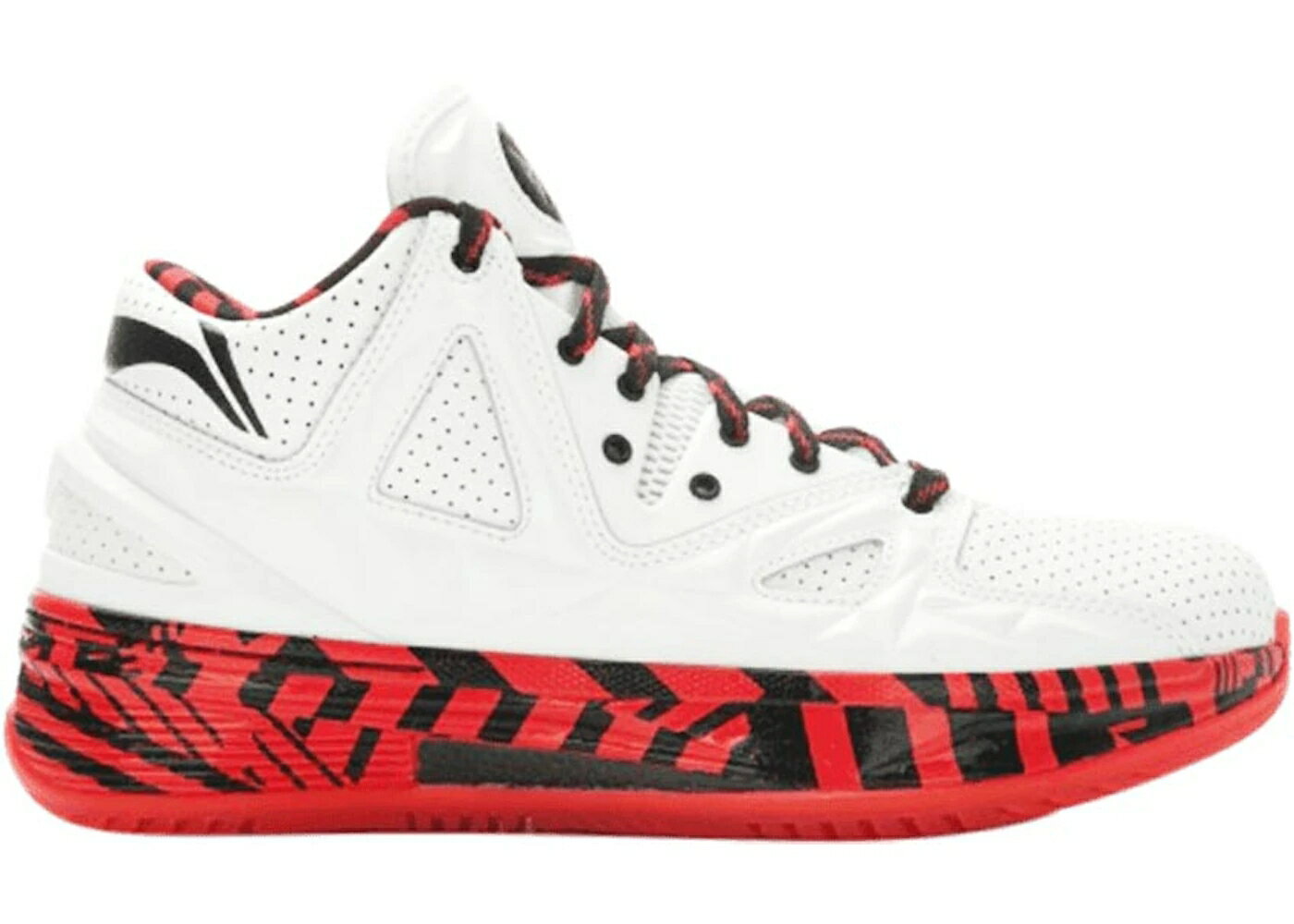 リーニン ウェイド 白色 ホワイト 赤 レッド 黒色 ブラック 2.5 スニーカー メンズ LI-NING WAY OF WADE ENCORE OVERTOWN / WHITE RED BLACK