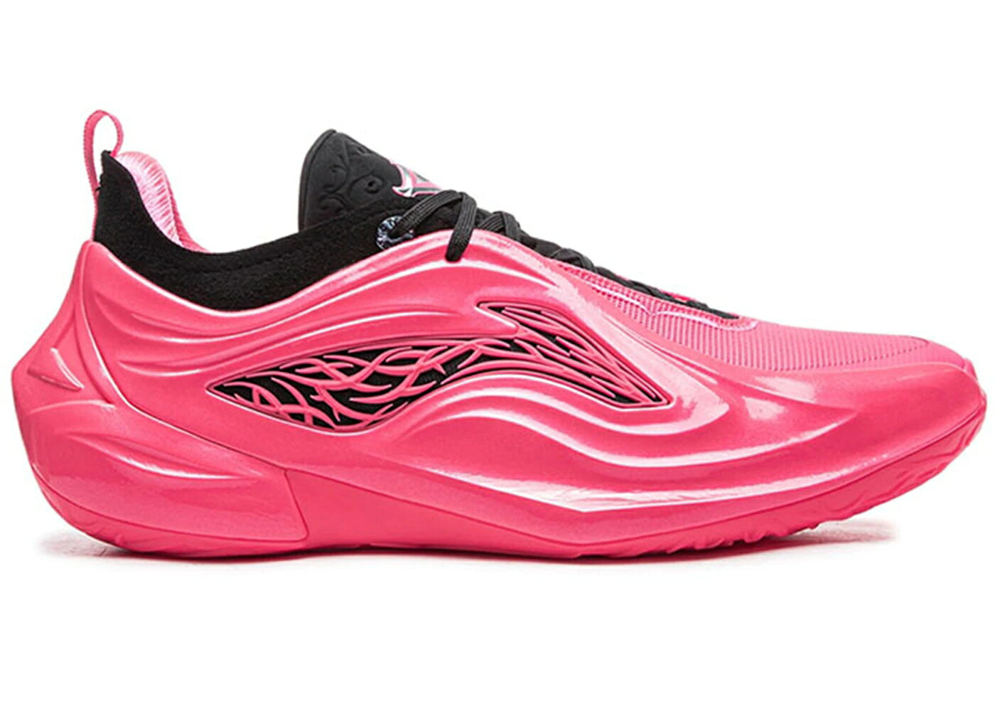 リーニン 黒色 ブラック ピンク スニーカー メンズ LI-NING JIMMY BULTER JB4 BLACK PINK / PINK BLACK