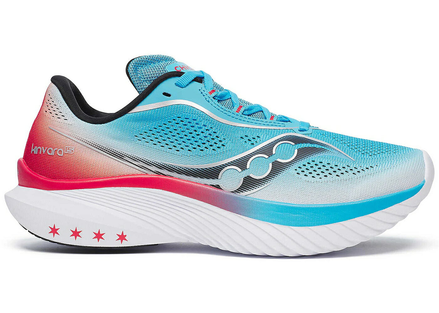 サッカニー シカゴ 青色 ブルー 赤 レッド WOMEN'S スニーカー レディース SAUCONY KINVARA 15 CHICAGO (WOMEN'S) / BLUE RED
