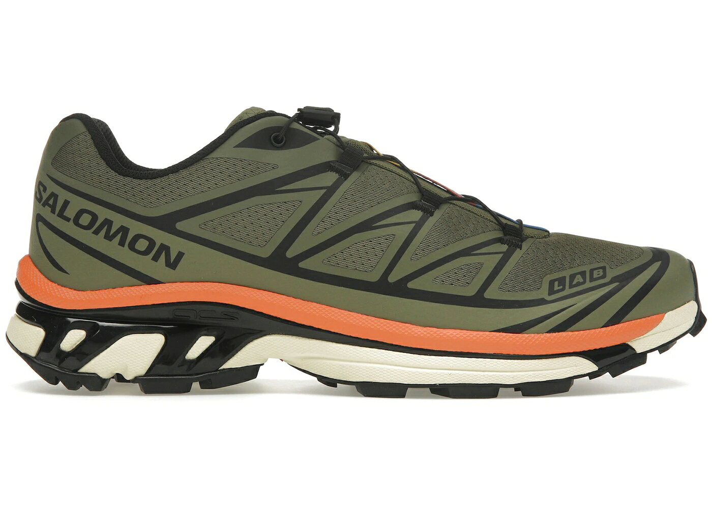 サロモン ディープ 緑 グリーン 黒色 ブラック スニーカー メンズ SALOMON XT-6 DEEP LICHEN GREEN MARMALADE / DEEP LICHEN GREEN BLACK