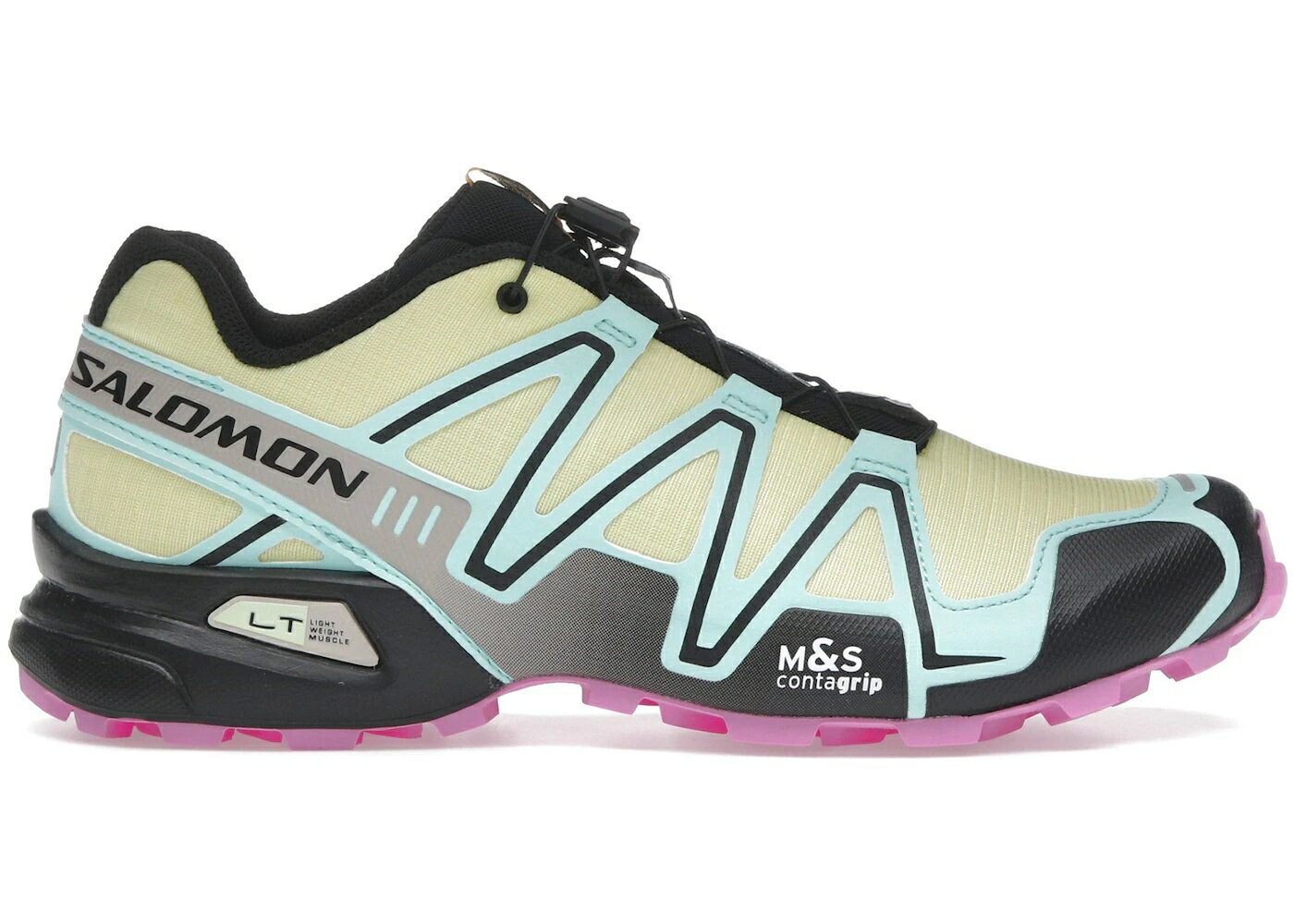 サロモン 黄色 イエロー アクア スニーカー メンズ SALOMON SPEEDCROSS 3 YELLOW IRIS ICED AQUA / YELLOW IRIS ICED AQUA CYCLAMEN