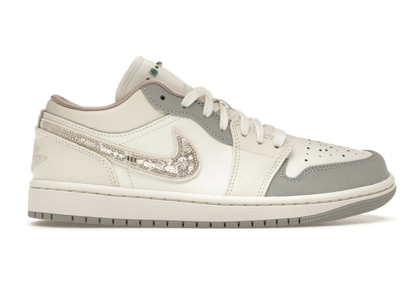 ナイキ ジョーダン パール WOMEN'S スニーカー レディース JORDAN 1 LOW SAIL SOFT PEARL (WOMEN'S) / SAIL OFF NOIR SOFT PEARL LIGHT