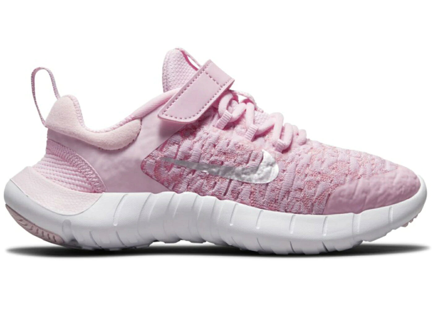 ナイキ フリー ピンク 白色 ホワイト ジュニア キッズ NIKE FREE RN 2021 PINK FOAM (PS) / PINK FOAM WHITE PINK GLAZE ベビー マタニティ スニーカー
