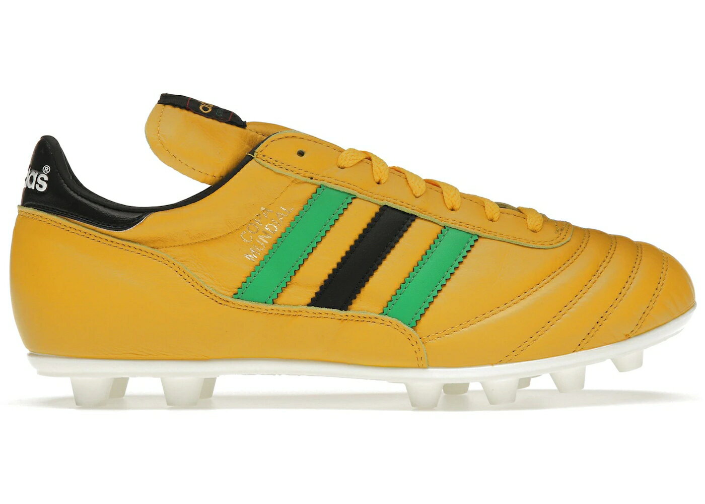 アディダス ゴールド コア 黒色 ブラック 白色 ホワイト スニーカー メンズ ADIDAS COPA MUNDIAL FG JAMAICA FOOTBALL FEDERATION / BOLD GOLD CORE BLACK CLOUD WHITE