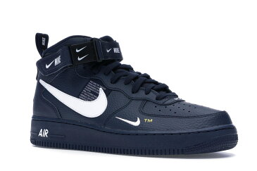 ナイキ NIKE エア ミッド スニーカー 【 AIR FORCE 1 MID UTILITY OBSIDIAN WHITEBLACKTOUR YELLOW 】 メンズ