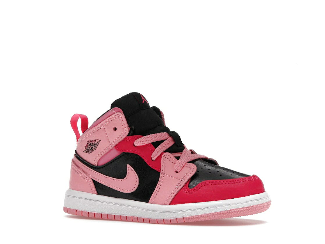 ナイキ ジョーダン ミッド ラッシュ ピンク 黒色 ブラック ジュニア キッズ JORDAN...