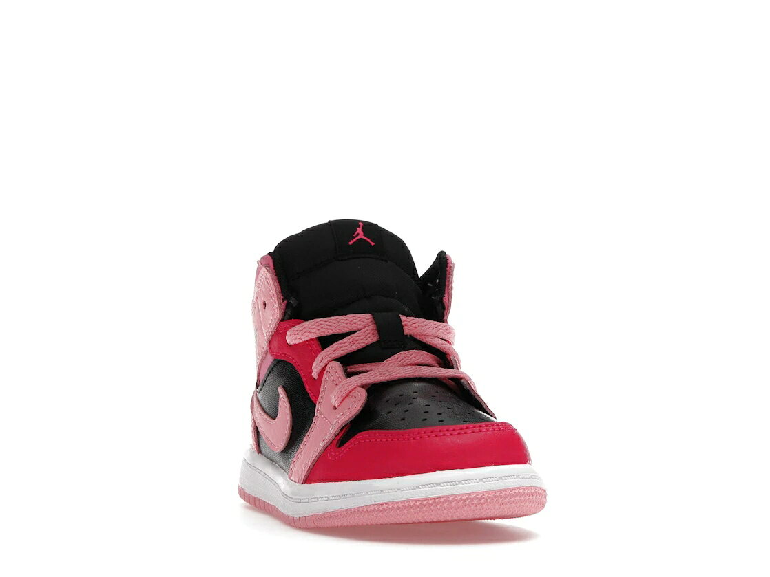 ナイキ ジョーダン ミッド ラッシュ ピンク 黒色 ブラック ジュニア キッズ JORDAN...