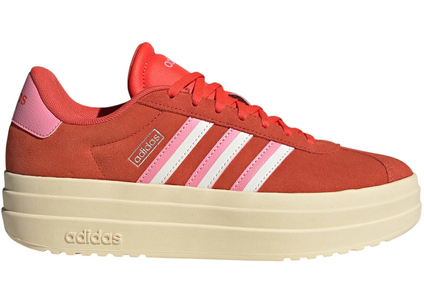 ���ǥ����� ������ �� ��å� �ԥ� �� �ۥ磻�� WOMEN'S ���ˡ����� ��ǥ����� ADIDAS VL COURT BOLD BRIGHT RED ...