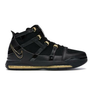 ナイキ NIKE レブロン 黒 ブラック スニーカー 【 BLACK LEBRON 3 GOLD 2018 BLACKMETALLIC 】 メンズ