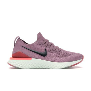 ナイキ NIKE エピック フライニット レディース スニーカー 【 EPIC REACT FLYKNIT 2 PLUM DUST WOMENS BLACKEMBER GLOWBLEACHED CORALBARELY GREY 】