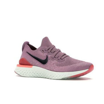 ナイキ NIKE エピック フライニット レディース スニーカー 【 EPIC REACT FLYKNIT 2 PLUM DUST WOMENS BLACKEMBER GLOWBLEACHED CORALBARELY GREY 】