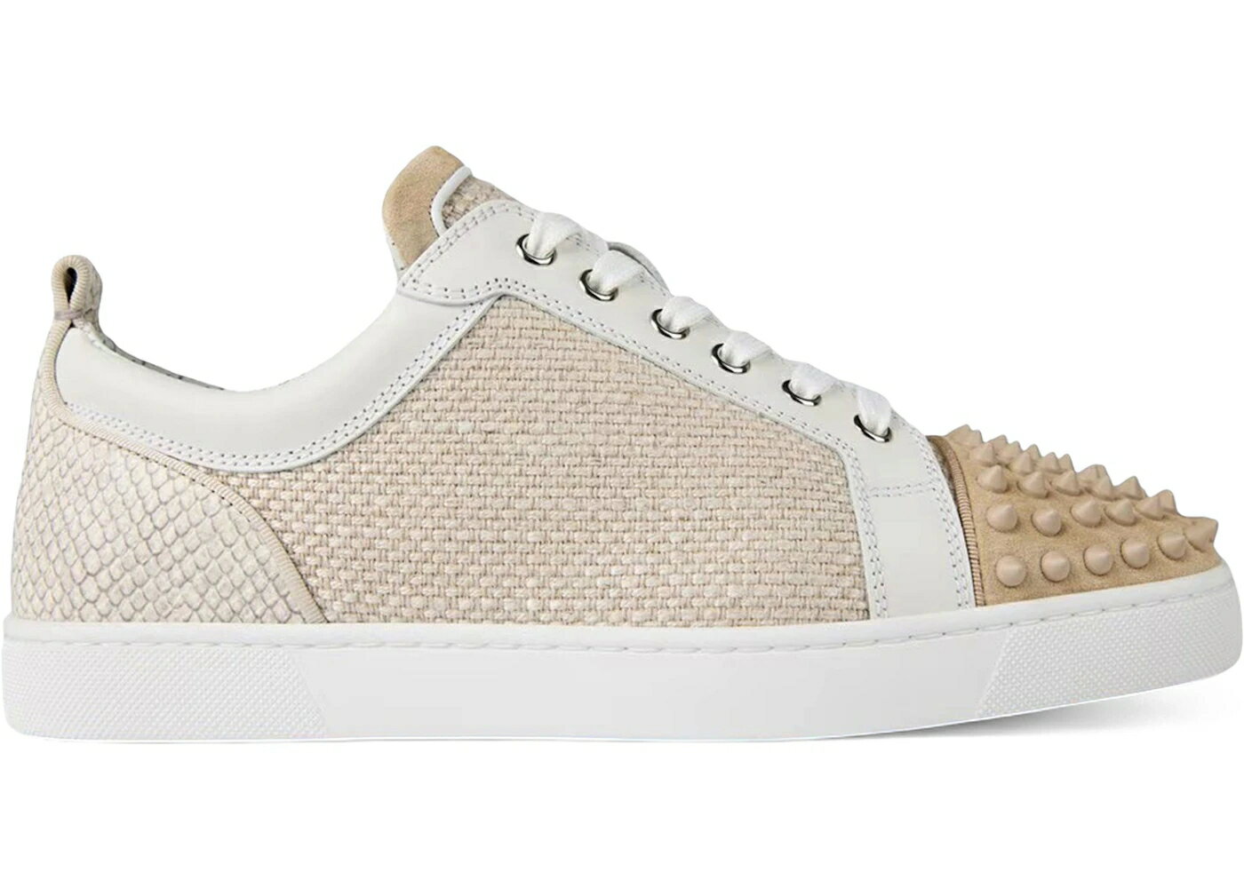 クリスチャンルブタン ナチュラル スニーカー メンズ CHRISTIAN LOUBOUTIN CHRISTIAN LOUBOUTIN LOUIS JUNIOR SPIKES ORLATO NATURAL /