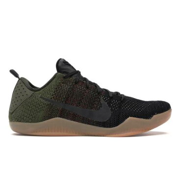 ナイキ NIKE コービー エリート 黒 ブラック スニーカー 【 BLACK KOBE 11 ELITE LOW 4KB HORSE TEAM REDROUGH GREEN 】 メンズ