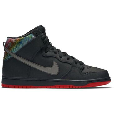 ナイキ NIKE ダンク エスビー ハイ スニーカー 【 SB DUNK HIGH SPOT GASPARILLA SPECIAL BOX BLACK CHALLENGE REDMETALLIC SILVER 】 メンズ