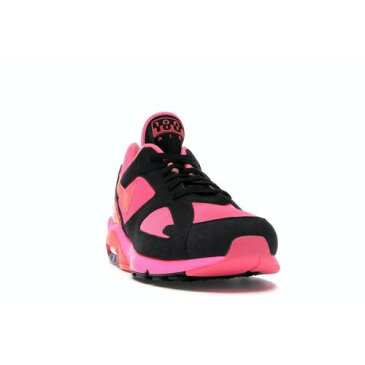 ナイキ NIKE エア マックス スニーカー 【 AIR MAX 180 COMME DES GARCONS BLACK LASER PINK SOLAR REDBLACK 】 メンズ