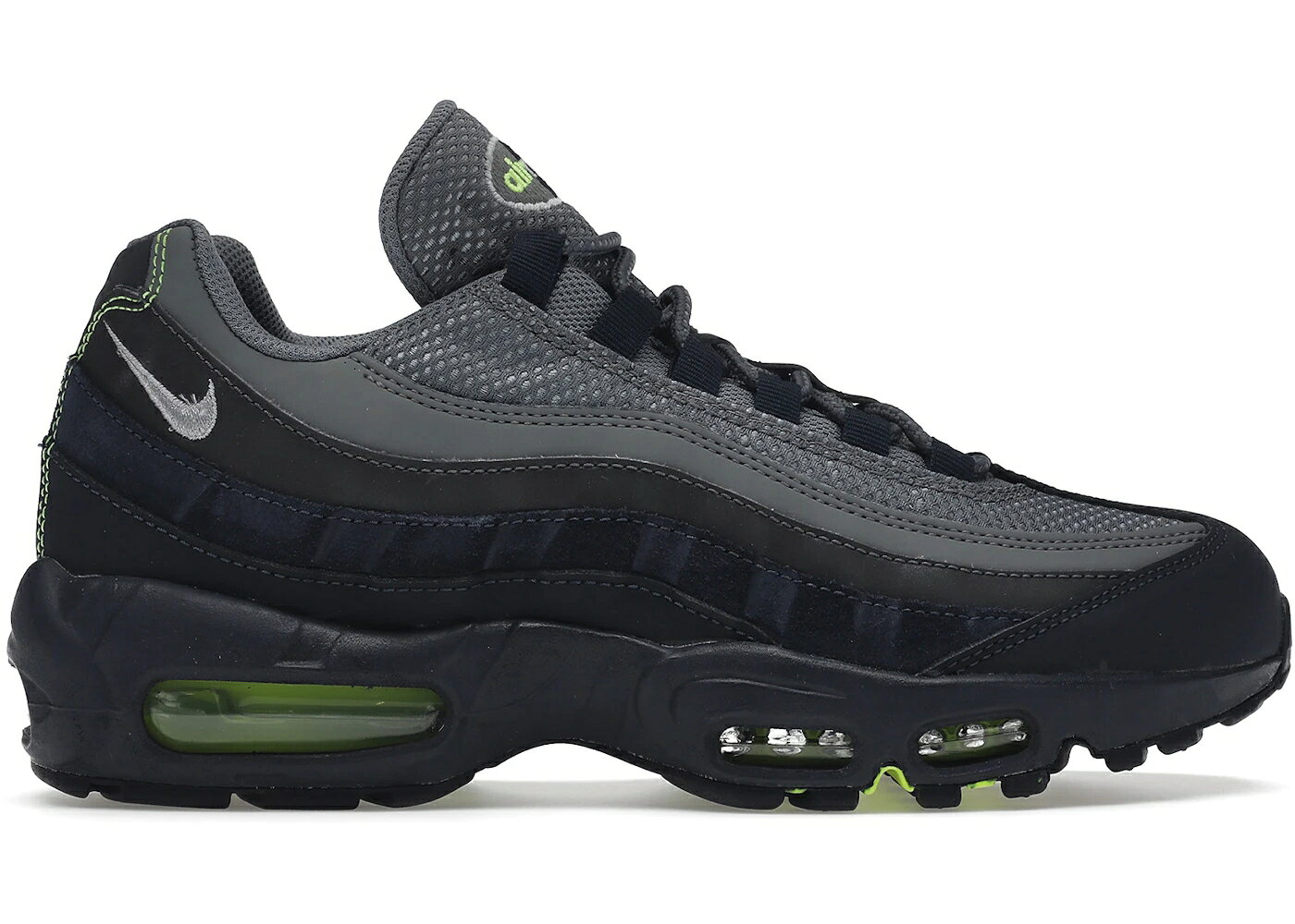 ナイキ マックス シーホークス 灰色 グレー エアマックス スニーカー メンズ NIKE AIR MAX 95 SEAHAWKS / OBSIDIAN IRON GREY SMOKE GREY