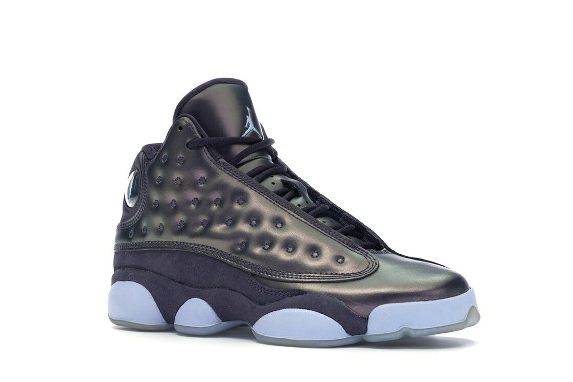 NIKE JORDAN JORDAN 13 RETRO DARK RAISIN (GS) / DARK RAISIN HYDROGEN BLUE Snicker para bebés — vista 2