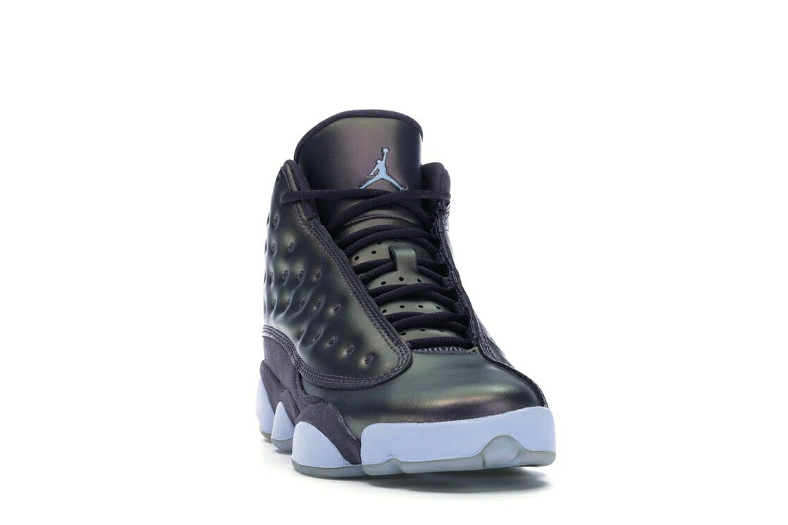 NIKE JORDAN JORDAN 13 RETRO DARK RAISIN (GS) / DARK RAISIN HYDROGEN BLUE Snicker para bebés — vista 3