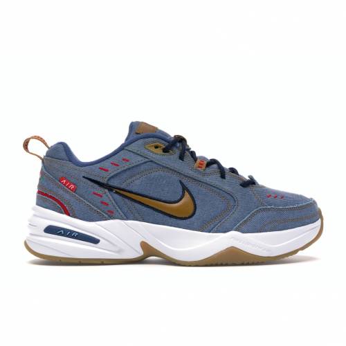 ナイキ NIKE エア モナーク スニーカー 【 AIR MONARCH IV DENIM COLLEGE NAVY DECEMBER SKYMYSTIC NAVYWHEAT 】 メンズ