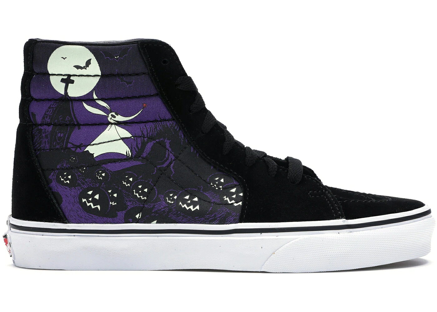 ヴァンズ バンズ スケートハイ ナイトメア クリスマス スニーカー メンズ VANS SK8-HI THE NIGHTMARE BEFORE CHRISTMAS / JACK NIGHTMARE