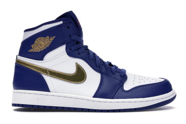 ナイキ ジョーダン JORDAN スニーカー 【 1 RETRO GOLD MEDAL DEEP ROYAL BLUE METALLIC COINWHITE 】 メンズ 送料無料