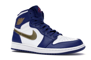 ナイキ ジョーダン JORDAN スニーカー 【 1 RETRO GOLD MEDAL DEEP ROYAL BLUE METALLIC COINWHITE 】 メンズ 送料無料