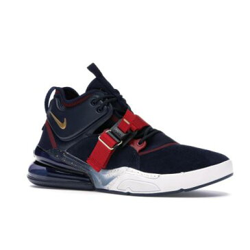 ナイキ NIKE エア スニーカー 【 AIR FORCE 270 OLYMPIC OBSIDIAN METALLIC GOLDGYM REDWHITE 】 メンズ