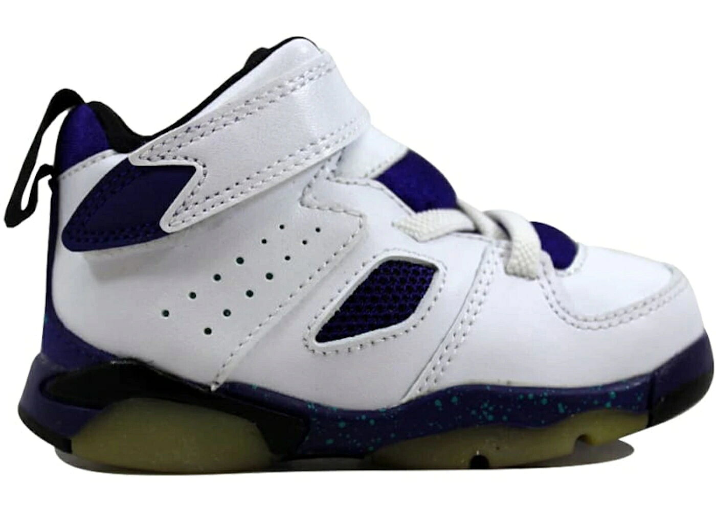 ナイキ ジョーダン 白色 ホワイト '91 ジュニア キッズ JORDAN FLTCLB WHITE (TD) / WHITE NEW EMERALD GRAPE ICE