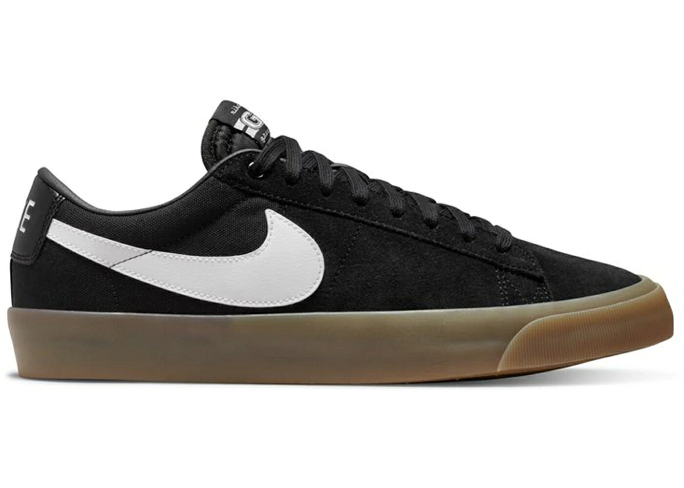 ナイキ エスビー ズーム ブレイザー 黒色 ブラック 白色 ホワイト スニーカー ユニセックス NIKE SB ZOOM BLAZER LOW GT BLACK WHITE GUM / BLACK WHITE GUM メンズ