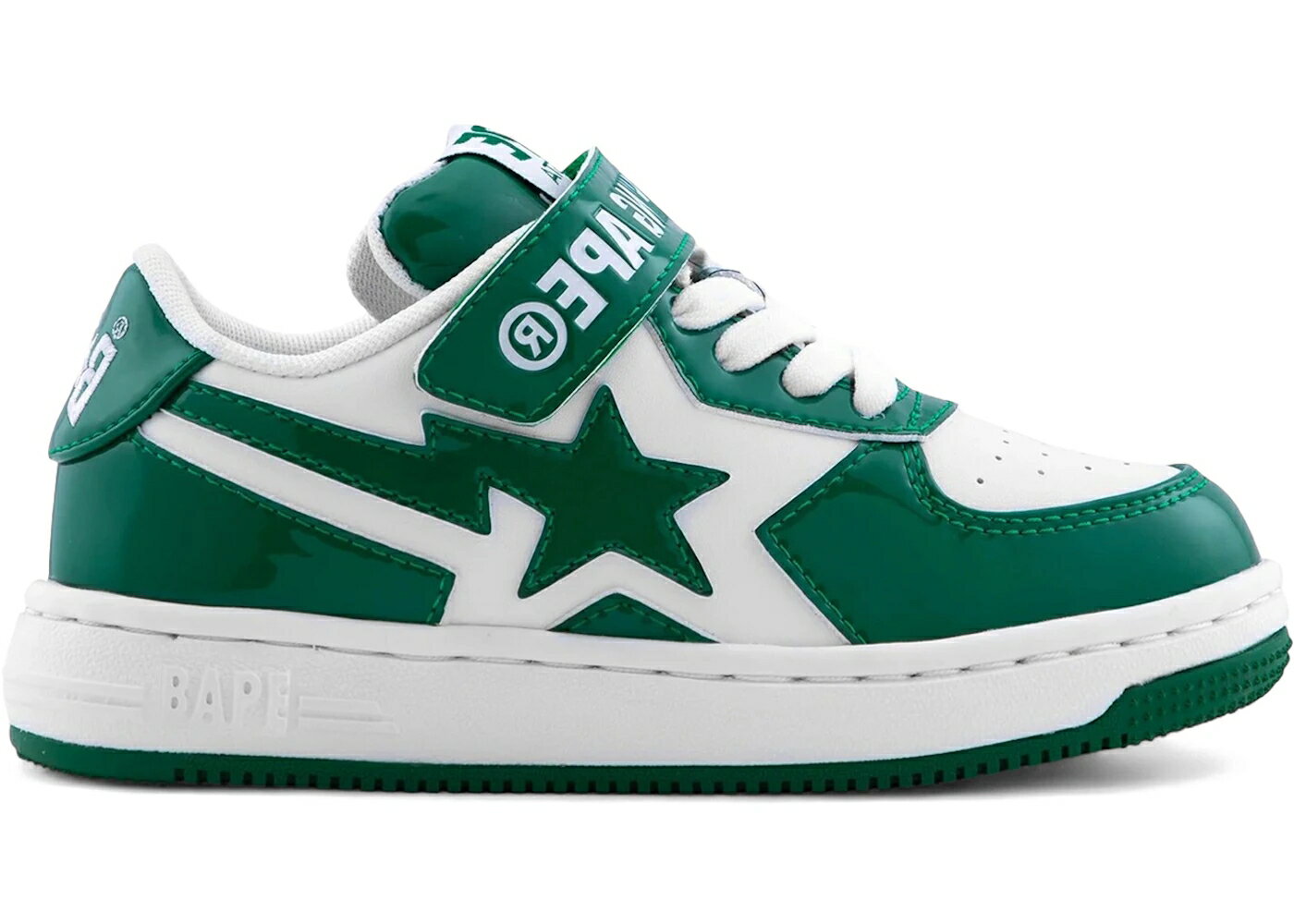 Rakuten - ベイプ アイコン 緑 グリーン #1 ジュニア キッズ BAPE A BATHING APE STA ICON LOW GREEN (KIDS) / ベビー マタニティ スニーカー