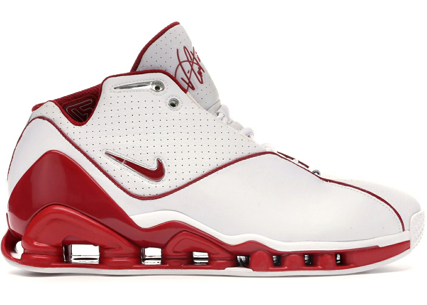 ナイキ ショックス 白色 ホワイト 赤 レッド スニーカー メンズ NIKE SHOX VC 2 WHITE RED / WHITE VARSITY RED SPORT RED